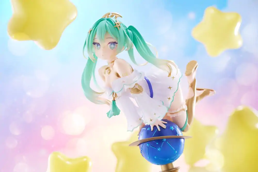 Hatsune Miku Bust Up figura 39 Miku's Day Anniversary 2nd Season Glittering Star Ver. PVC szobor figura 18 cm termékfotó