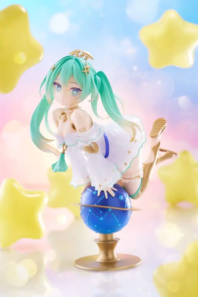 Hatsune Miku Bust Up figura 39 Miku's Day Anniversary 2nd Season Glittering Star Ver. PVC szobor figura 18 cm termékfotó