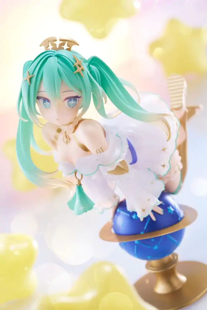 Hatsune Miku Bust Up figura 39 Miku's Day Anniversary 2nd Season Glittering Star Ver. PVC szobor figura 18 cm termékfotó