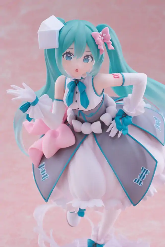 Hatsune Miku Bust Up figura 39 Miku's Day Anniversary 2nd season Melty Sugar Ver. PVC szobor figura 18 cm termékfotó