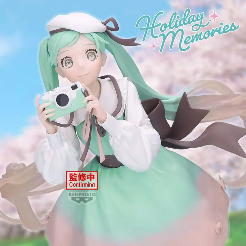 Hatsune Miku Camera Holiday Memories figura 20cm termékfotó