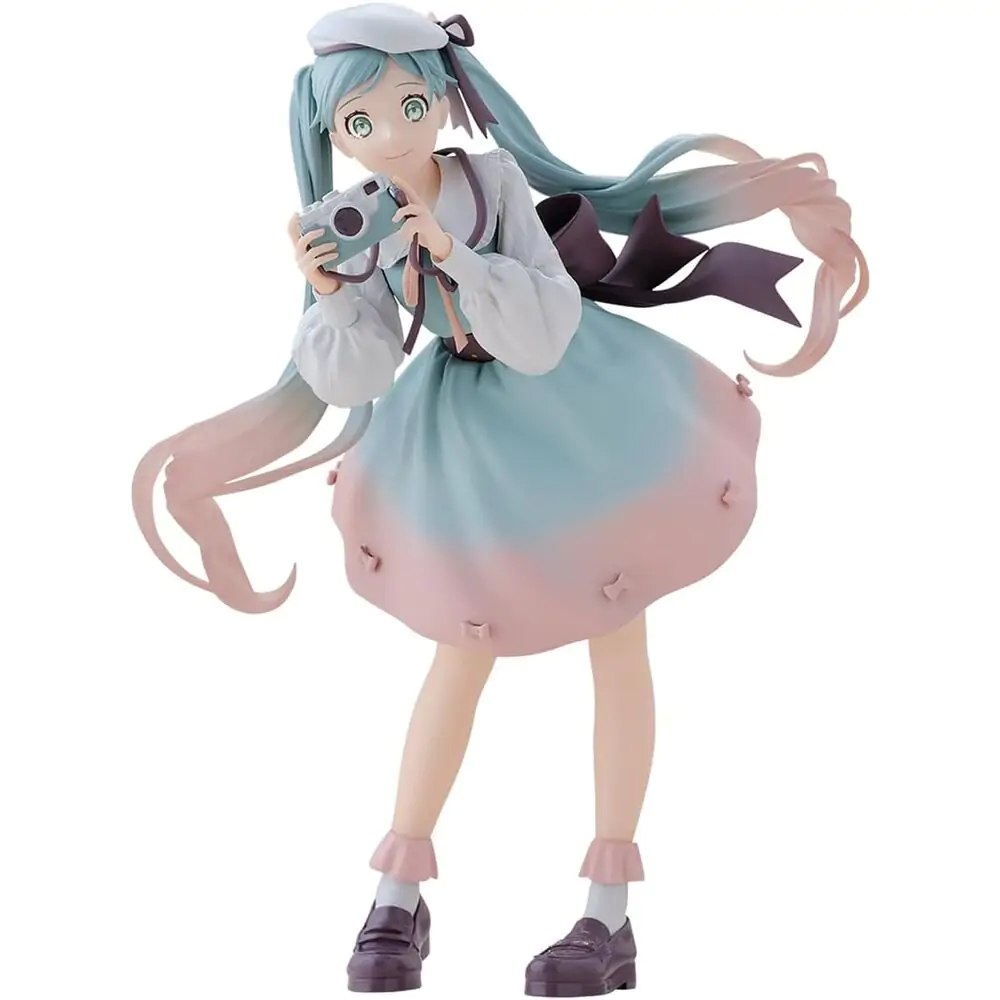 Hatsune Miku Camera Holiday Memories figura 20cm termékfotó