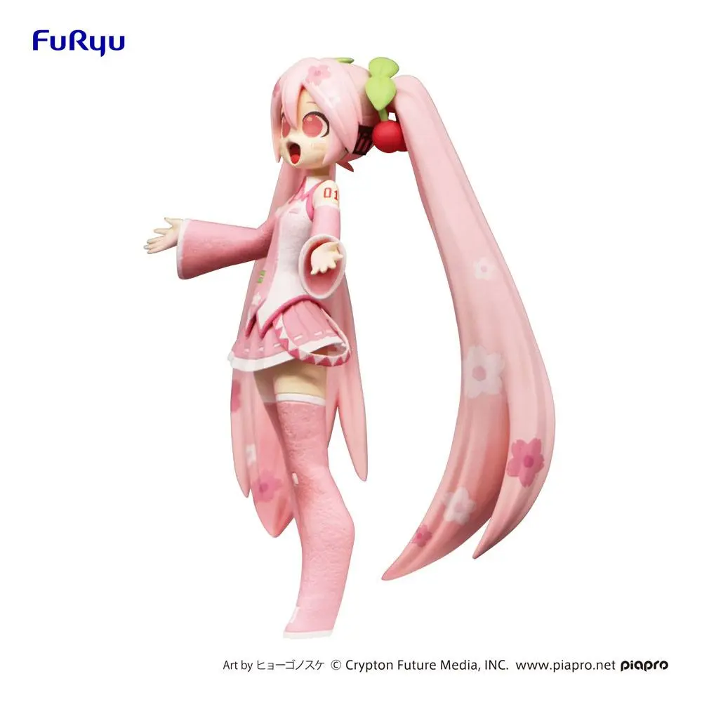 Hatsune Miku CartoonY Sakura Miku PVC szobor figura 16 cm termékfotó