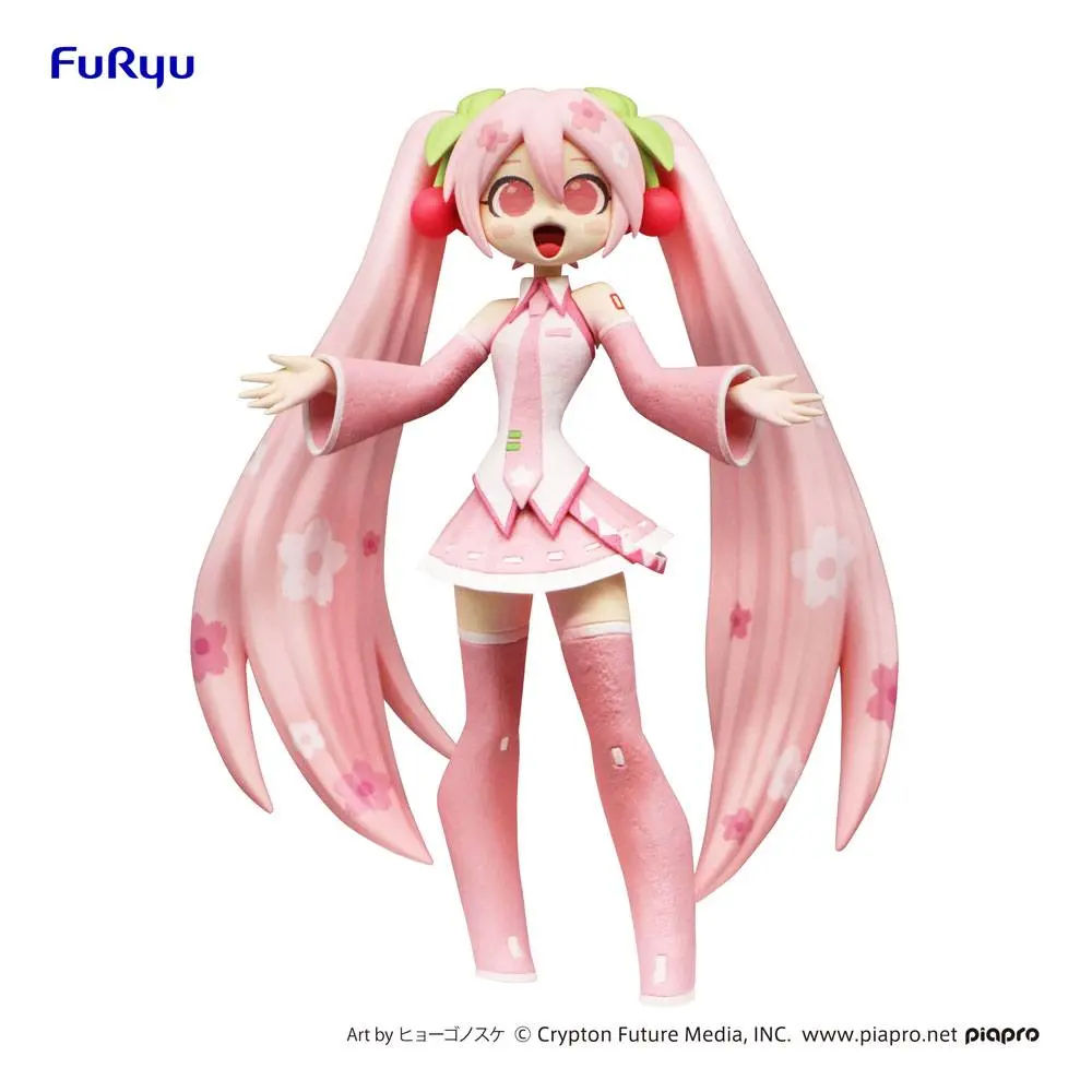 Hatsune Miku CartoonY Sakura Miku PVC szobor figura 16 cm termékfotó