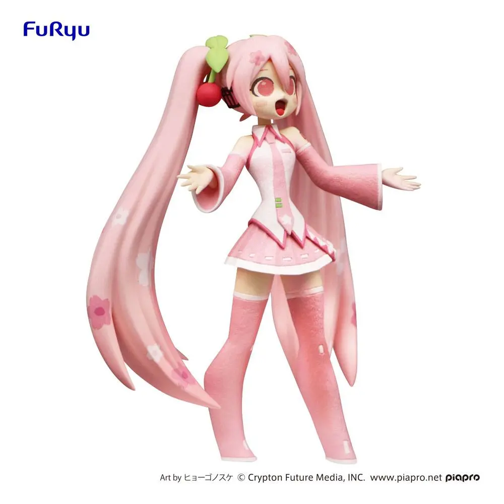 Hatsune Miku CartoonY Sakura Miku PVC szobor figura 16 cm termékfotó