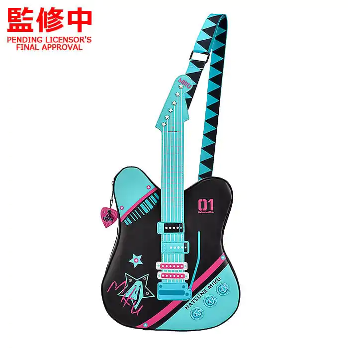Hatsune Miku Character Vocal Series 01: Hatsune Miku Guitar-Shaped válltáska termékfotó