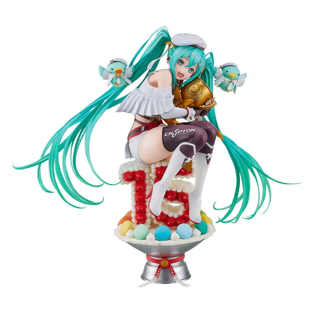 Hatsune Miku Characters 1/6 Racing Miku: 2023 - 15th Anniversary Ver. PVC szobor figura 26 cm termékfotó