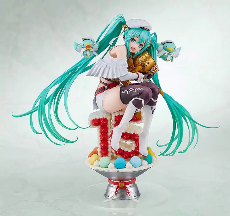 Hatsune Miku Characters 1/6 Racing Miku: 2023 - 15th Anniversary Ver. PVC szobor figura 26 cm termékfotó