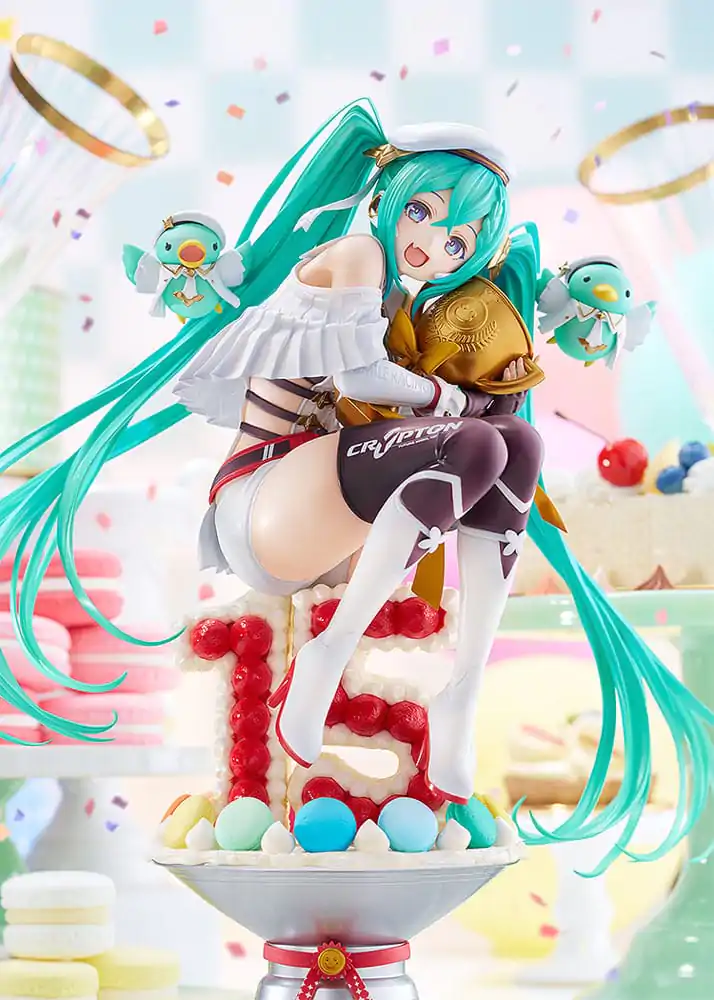 Hatsune Miku Characters 1/6 Racing Miku: 2023 - 15th Anniversary Ver. PVC szobor figura 26 cm termékfotó