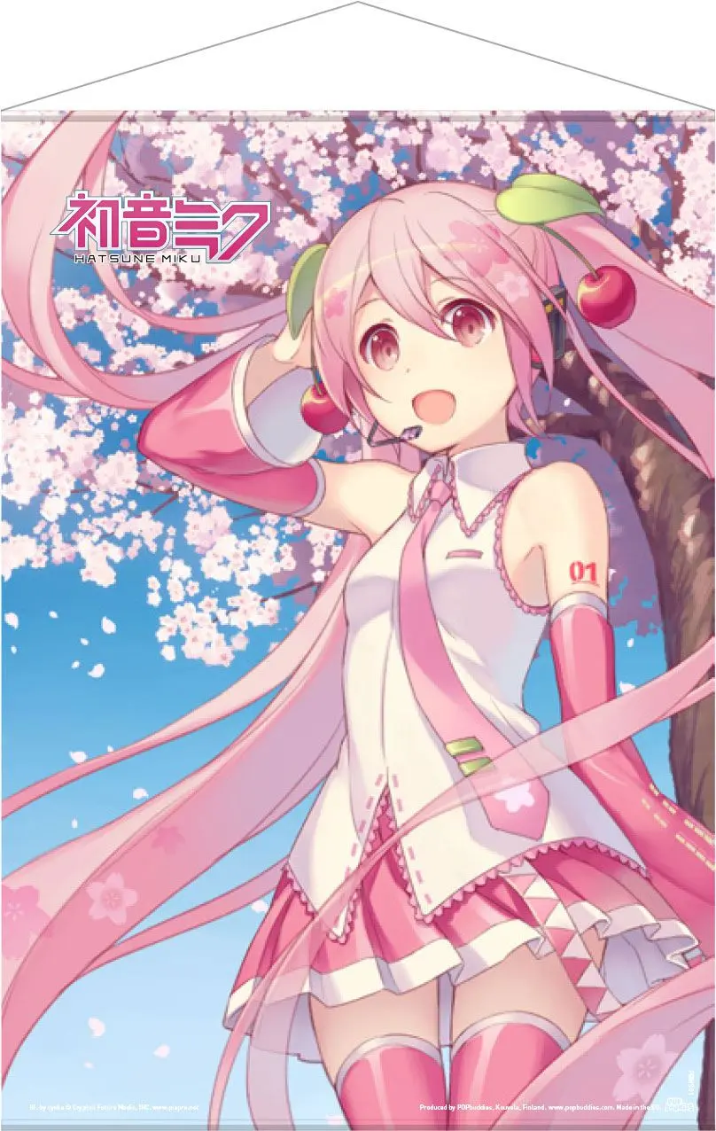 Hatsune Miku Wallscroll Cherry Blossom 50 x 70 cm termékfotó