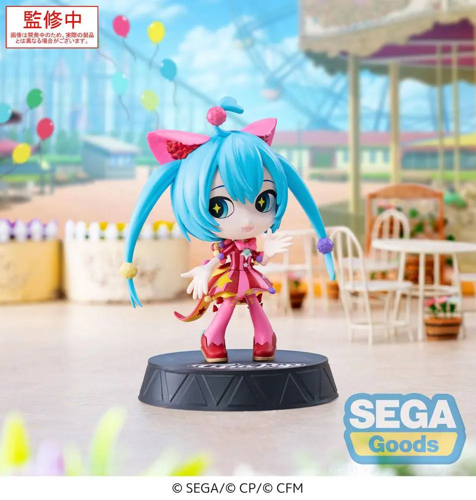Hatsune Miku: Colorful Stage! Tip'n'Pop PM Wonderland SEKAI Miku PVC szobor figura 13 cm termékfotó