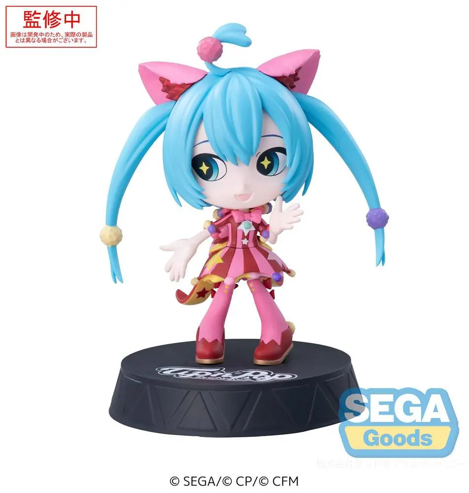 Hatsune Miku: Colorful Stage! Tip'n'Pop PM Wonderland SEKAI Miku PVC szobor figura 13 cm termékfotó