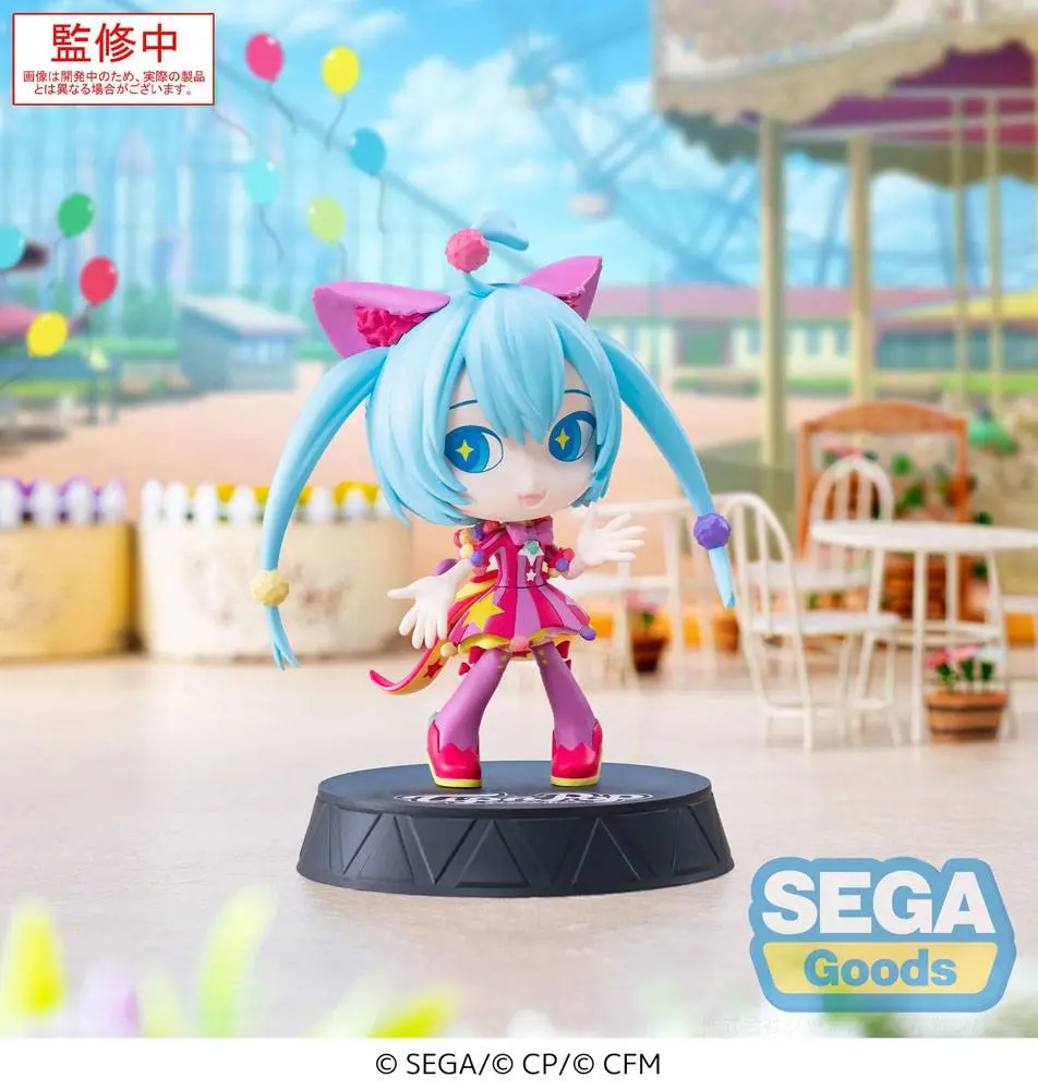 Hatsune Miku: Colorful Stage! Tip'n'Pop PM Wonderland SEKAI Miku PVC szobor figura 13 cm termékfotó