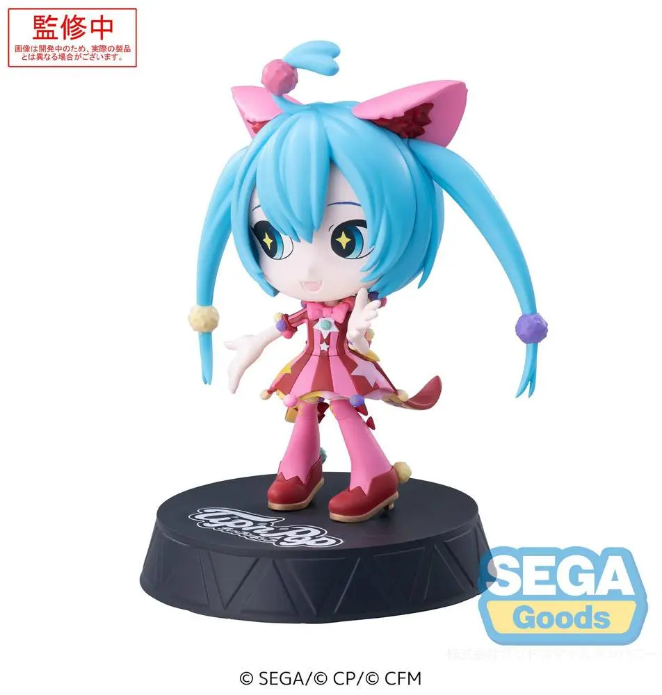 Hatsune Miku: Colorful Stage! Tip'n'Pop PM Wonderland SEKAI Miku PVC szobor figura 13 cm termékfotó