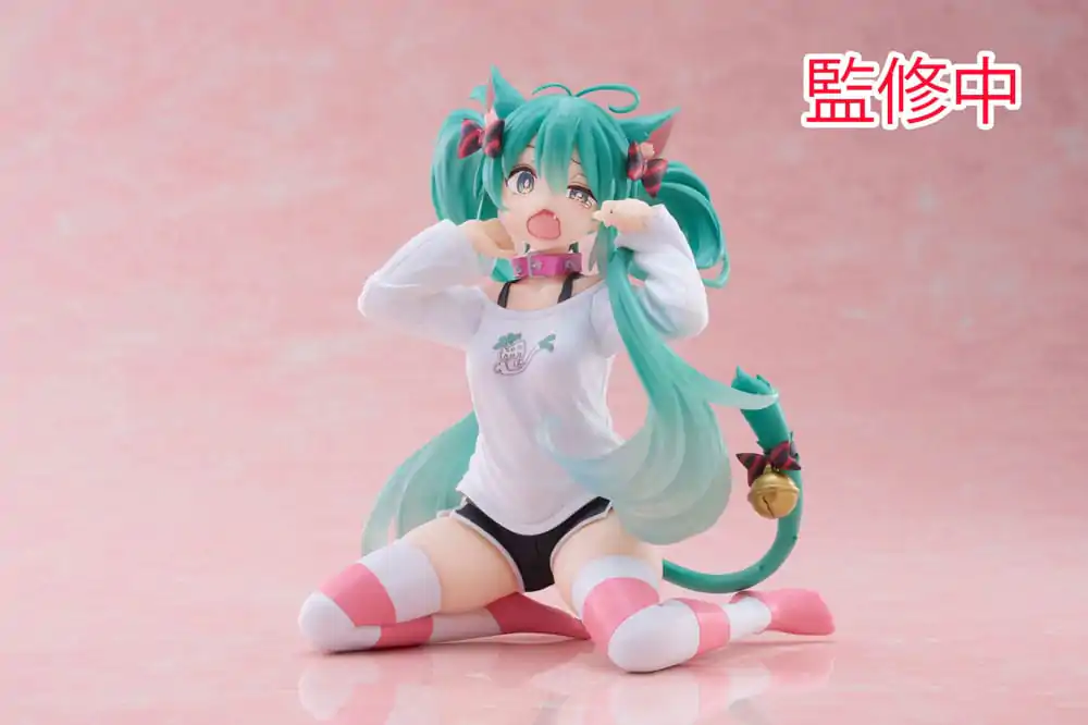 Hatsune Miku Desktop Cute figura Hatsune Miku Cute PVC szobor figura 13 cm termékfotó