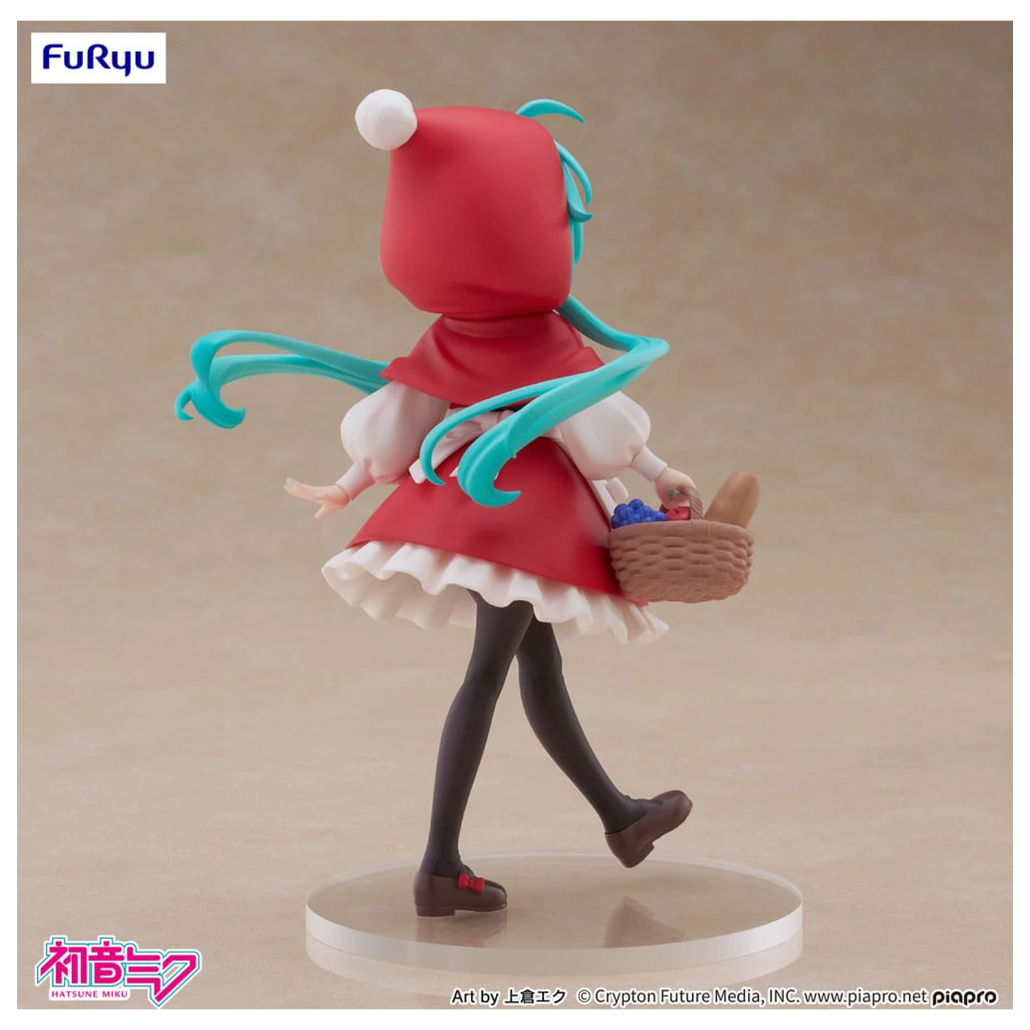 Hatsune Miku Desktop Fairy Hatsune Miku Little red riding hood Ver. PVC szobor figura 16 cm   termékfotó