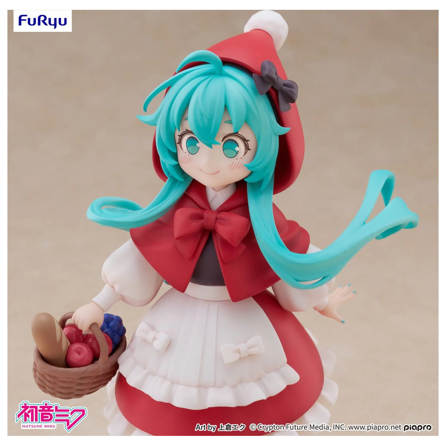 Hatsune Miku Desktop Fairy Hatsune Miku Little red riding hood Ver. PVC szobor figura 16 cm   termékfotó