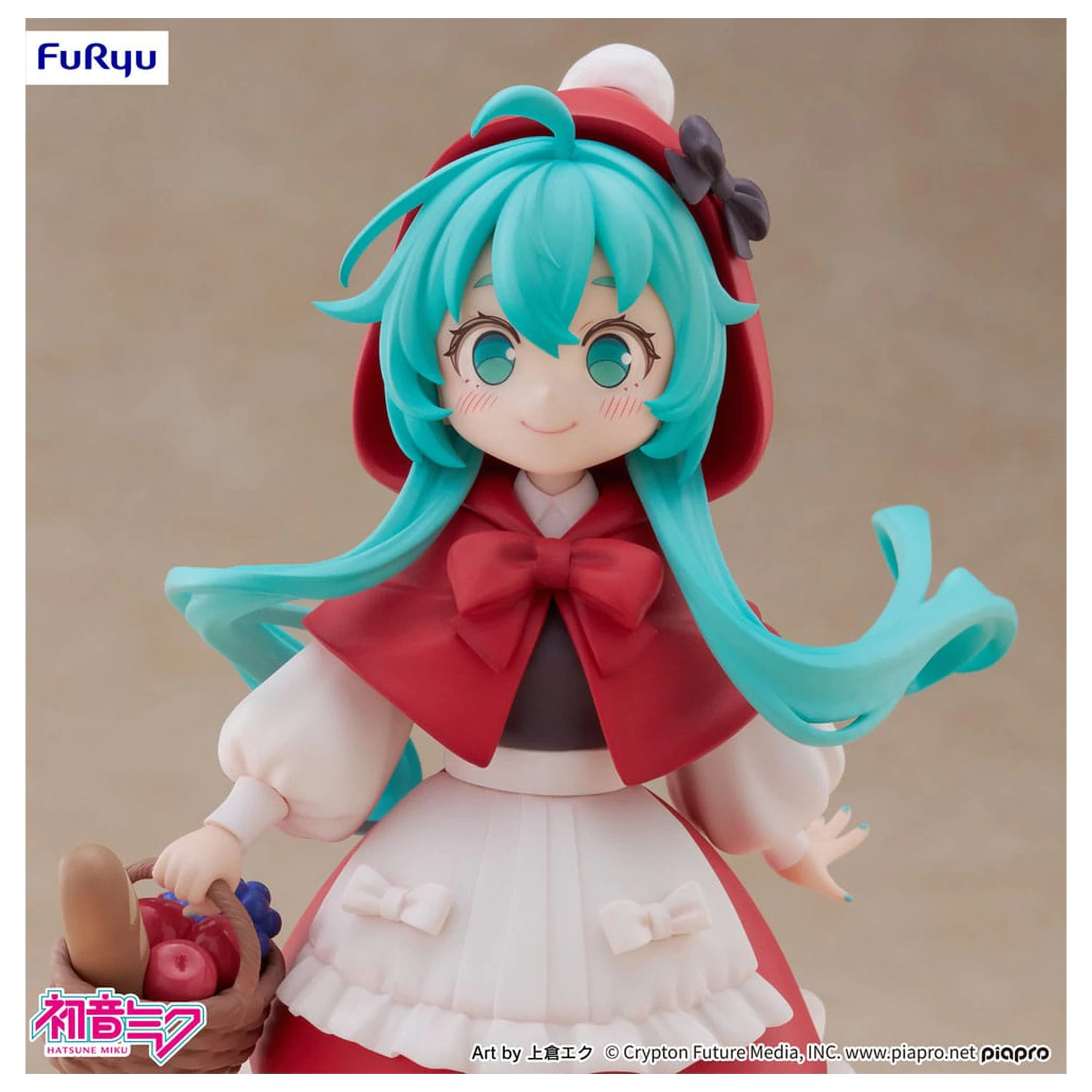 Hatsune Miku Desktop Fairy Hatsune Miku Little red riding hood Ver. PVC szobor figura 16 cm   termékfotó