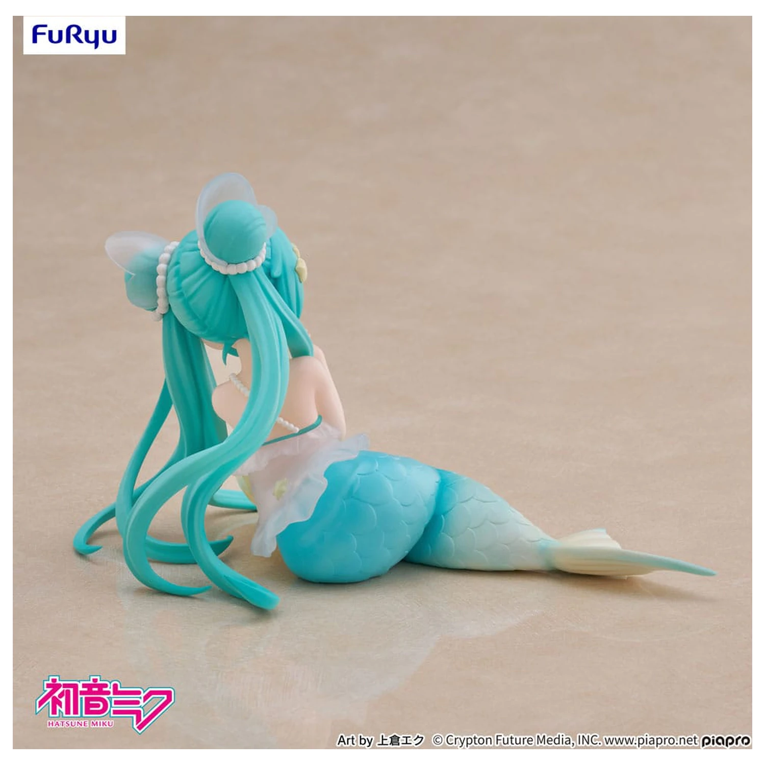 Hatsune Miku Desktop Fairy Hatsune Miku Mermaid Princess Ver. PVC szobor figura 9 cm   termékfotó