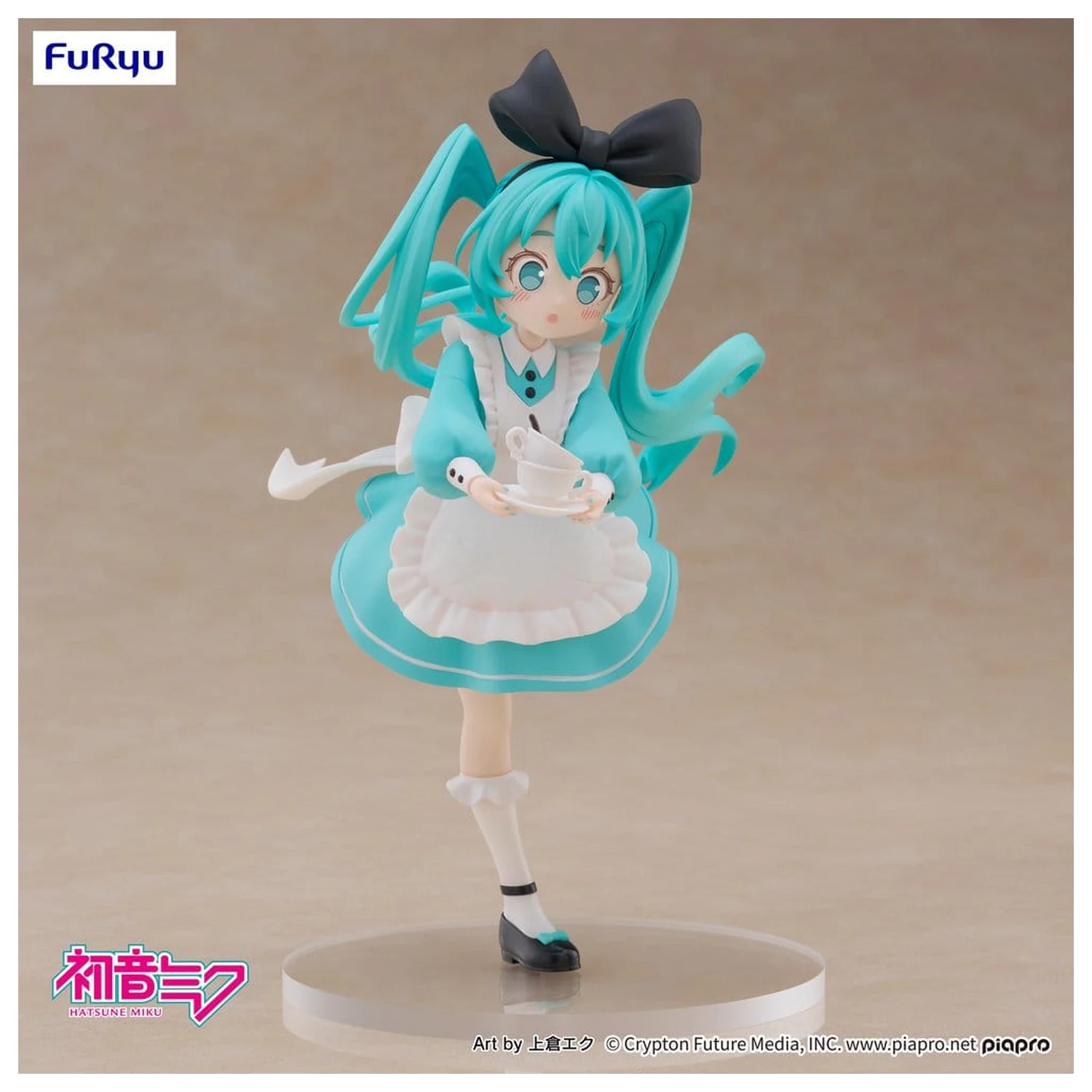 Hatsune Miku Desktop Fairy Hatsune Miku Wonderland Ver. PVC szobor figura 16 cm   termékfotó