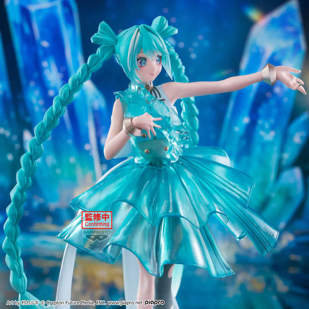 Hatsune Miku EmeraldGem Clearluxe figura 28cm termékfotó