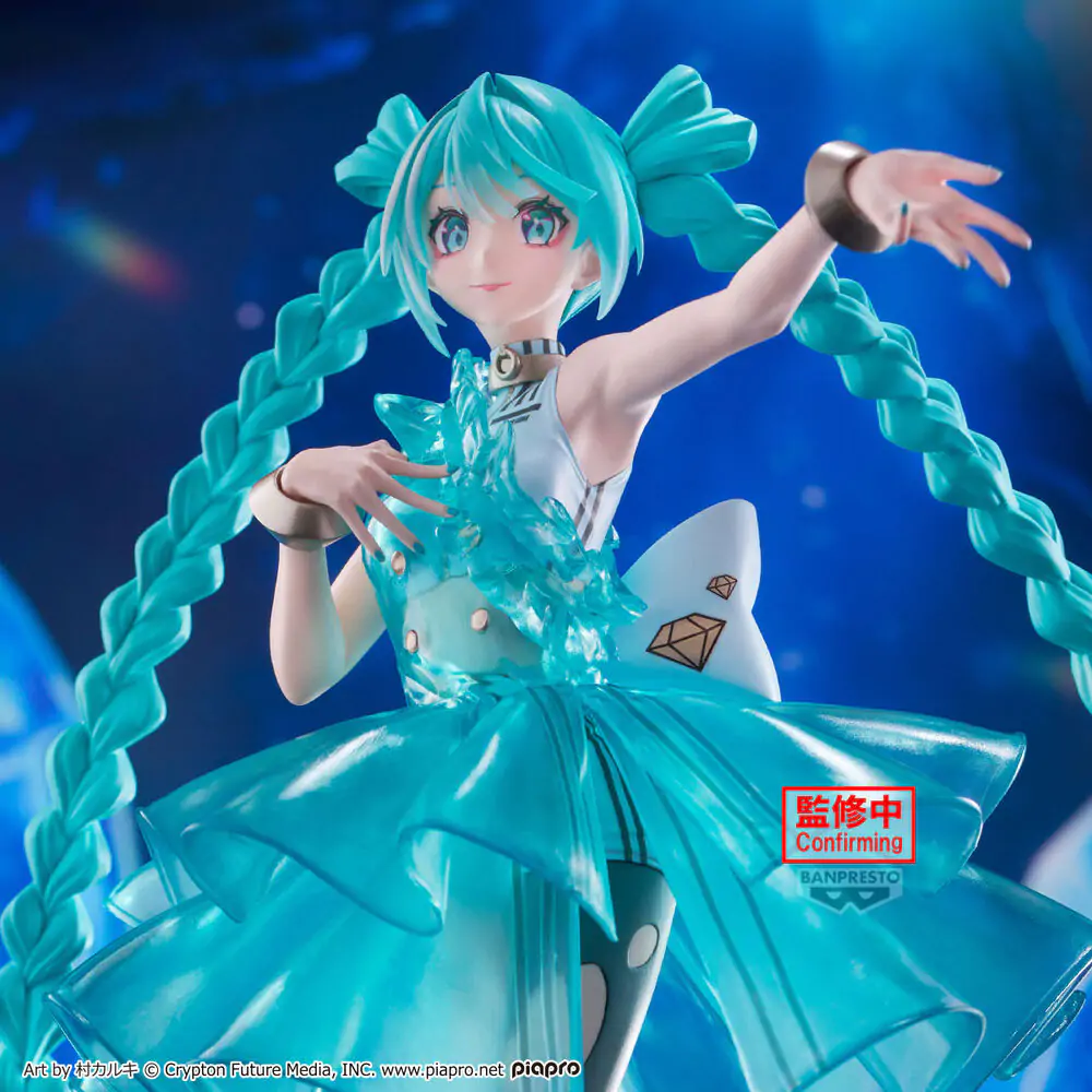 Hatsune Miku EmeraldGem Clearluxe figura 28cm termékfotó