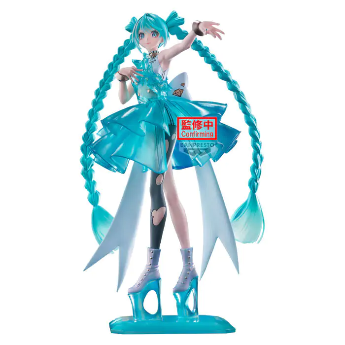Hatsune Miku EmeraldGem Clearluxe figura 28cm termékfotó