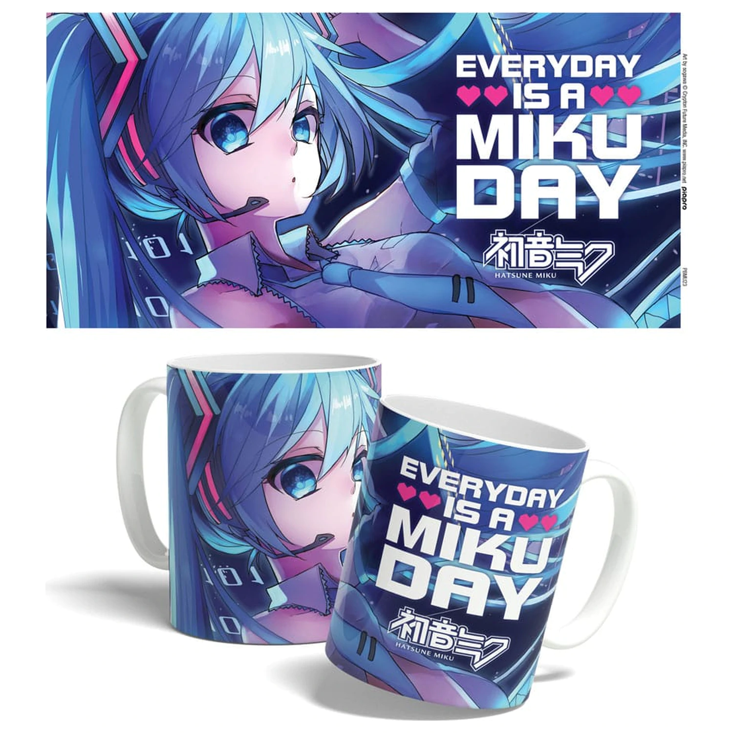 Hatsune Miku Everyday is a Miku Day bögre 325 ml   termékfotó