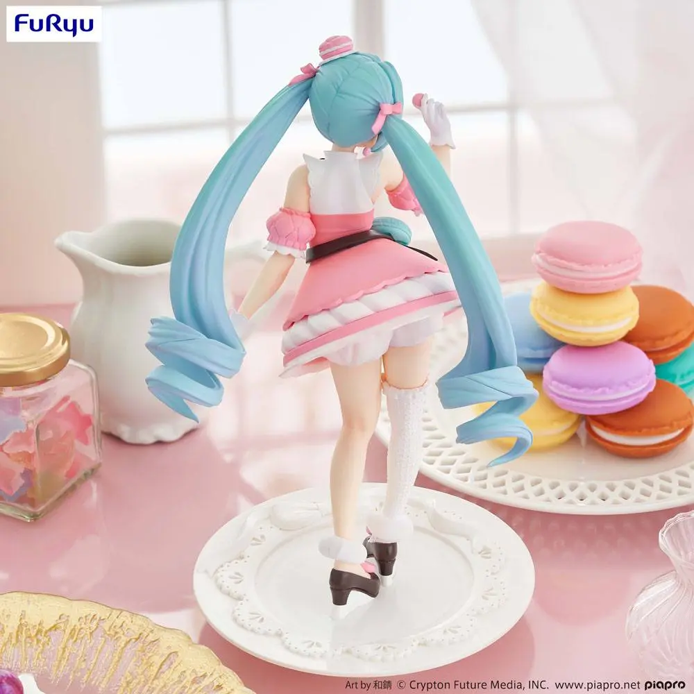 Hatsune Miku Exceed Creative Hatsnue Miku Sweet Sweets Series Macaroon PVC szobor figura 21 cm termékfotó