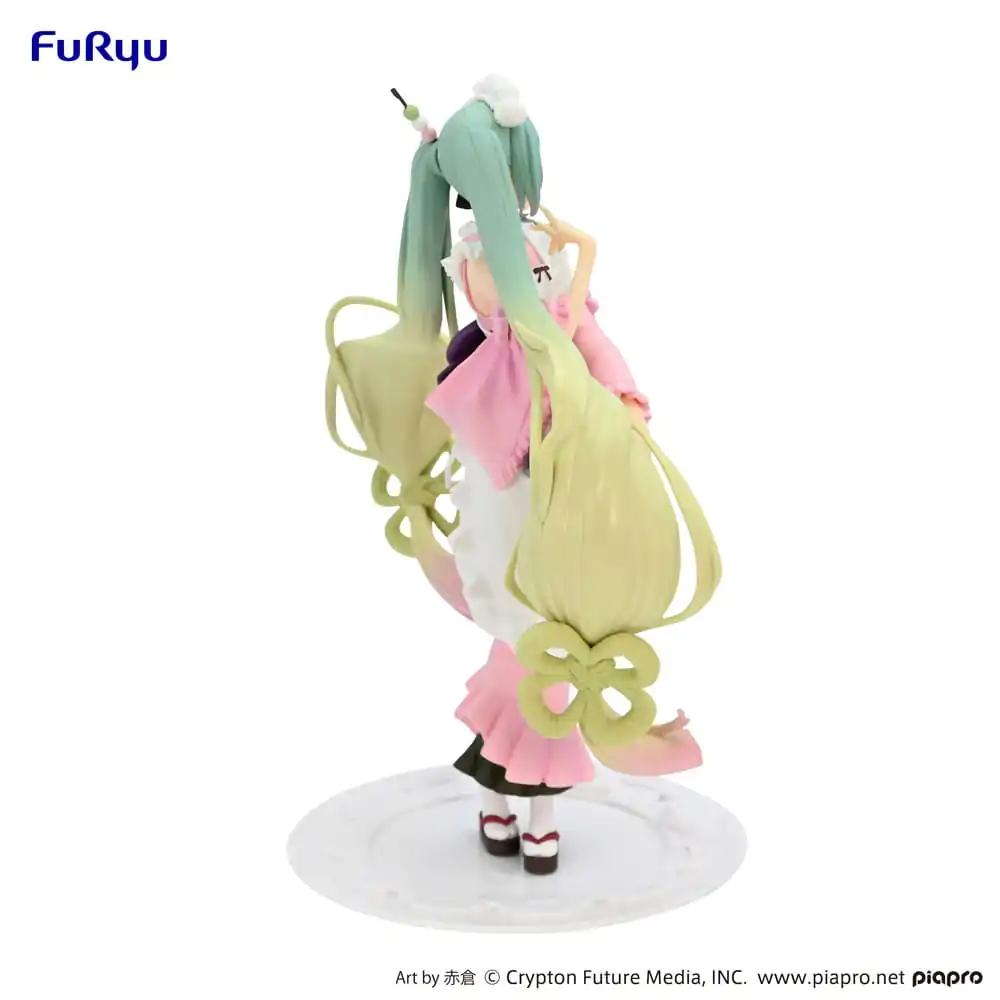 Hatsune Miku Exceed Creative Matcha Green Tea Parfait Cherry Blossom Ver. PVC szobor figura 20 cm termékfotó