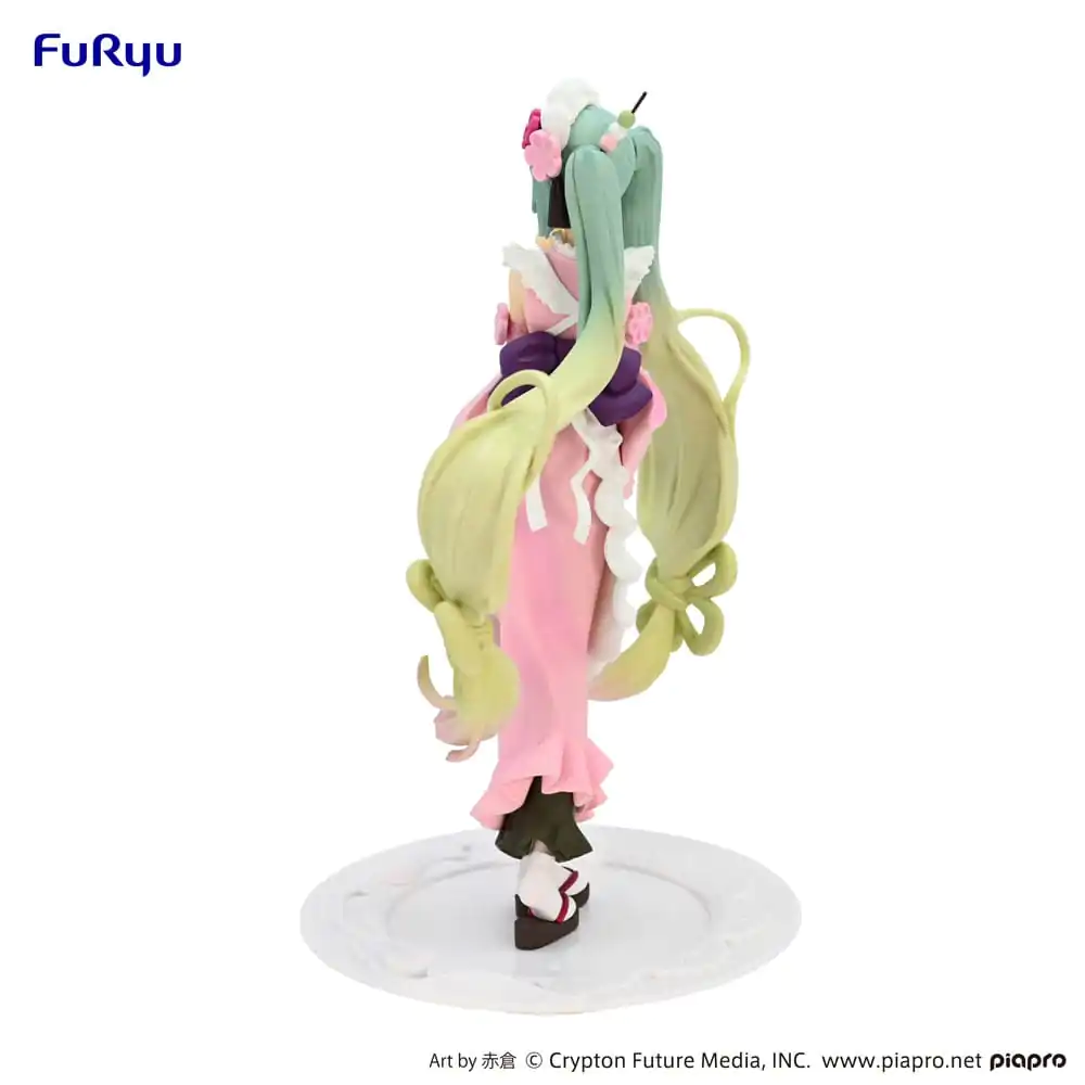 Hatsune Miku Exceed Creative Matcha Green Tea Parfait Cherry Blossom Ver. PVC szobor figura 20 cm termékfotó