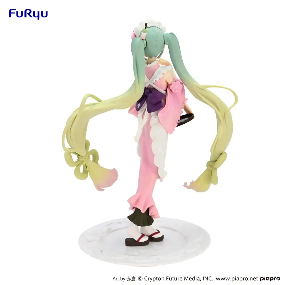 Hatsune Miku Exceed Creative Matcha Green Tea Parfait Cherry Blossom Ver. PVC szobor figura 20 cm termékfotó