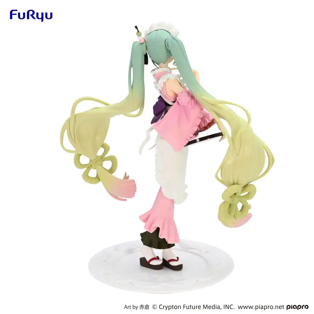 Hatsune Miku Exceed Creative Matcha Green Tea Parfait Cherry Blossom Ver. PVC szobor figura 20 cm termékfotó