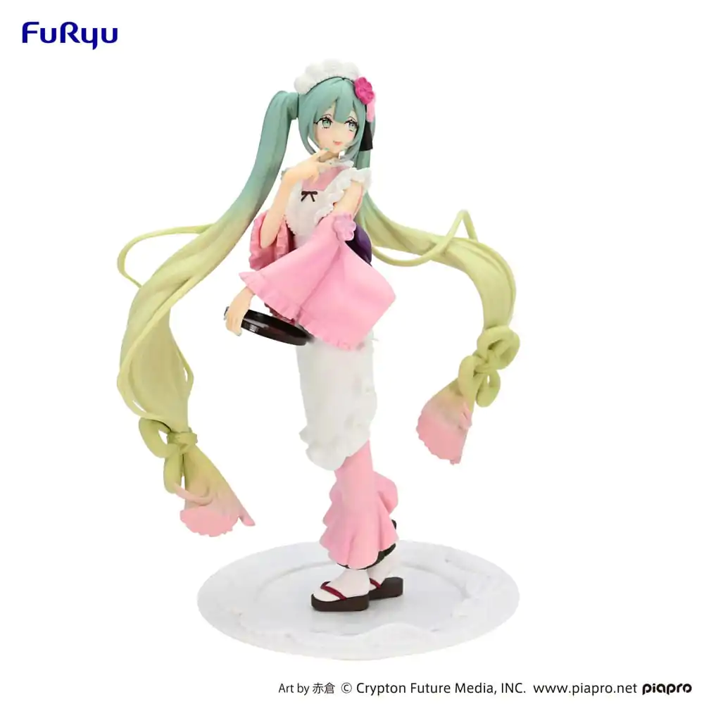 Hatsune Miku Exceed Creative Matcha Green Tea Parfait Cherry Blossom Ver. PVC szobor figura 20 cm termékfotó