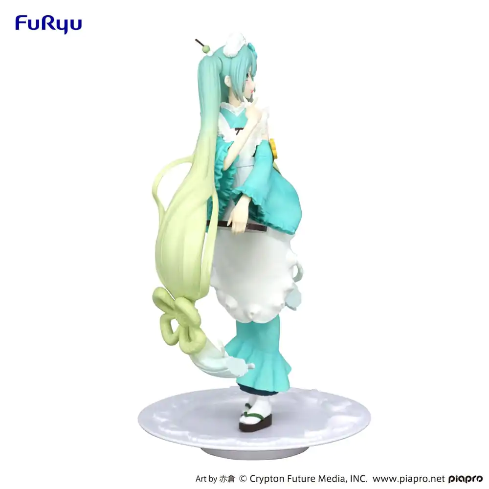 Hatsune Miku Exceed Creative Matcha Green Tea Parfait Mint Ver. PVC szobor figura 21 cm termékfotó