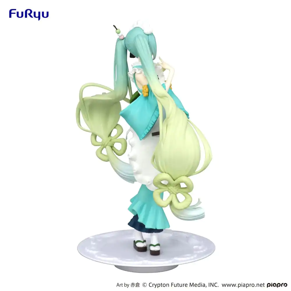 Hatsune Miku Exceed Creative Matcha Green Tea Parfait Mint Ver. PVC szobor figura 21 cm termékfotó