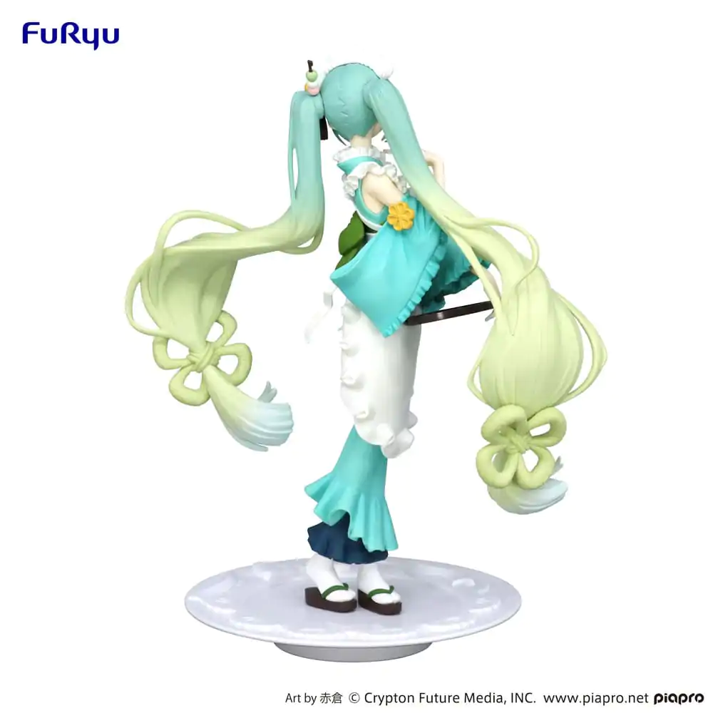 Hatsune Miku Exceed Creative Matcha Green Tea Parfait Mint Ver. PVC szobor figura 21 cm termékfotó