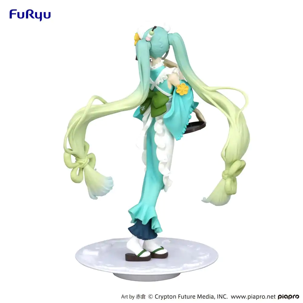 Hatsune Miku Exceed Creative Matcha Green Tea Parfait Mint Ver. PVC szobor figura 21 cm termékfotó