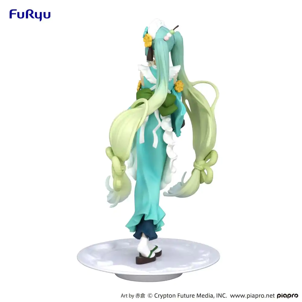 Hatsune Miku Exceed Creative Matcha Green Tea Parfait Mint Ver. PVC szobor figura 21 cm termékfotó