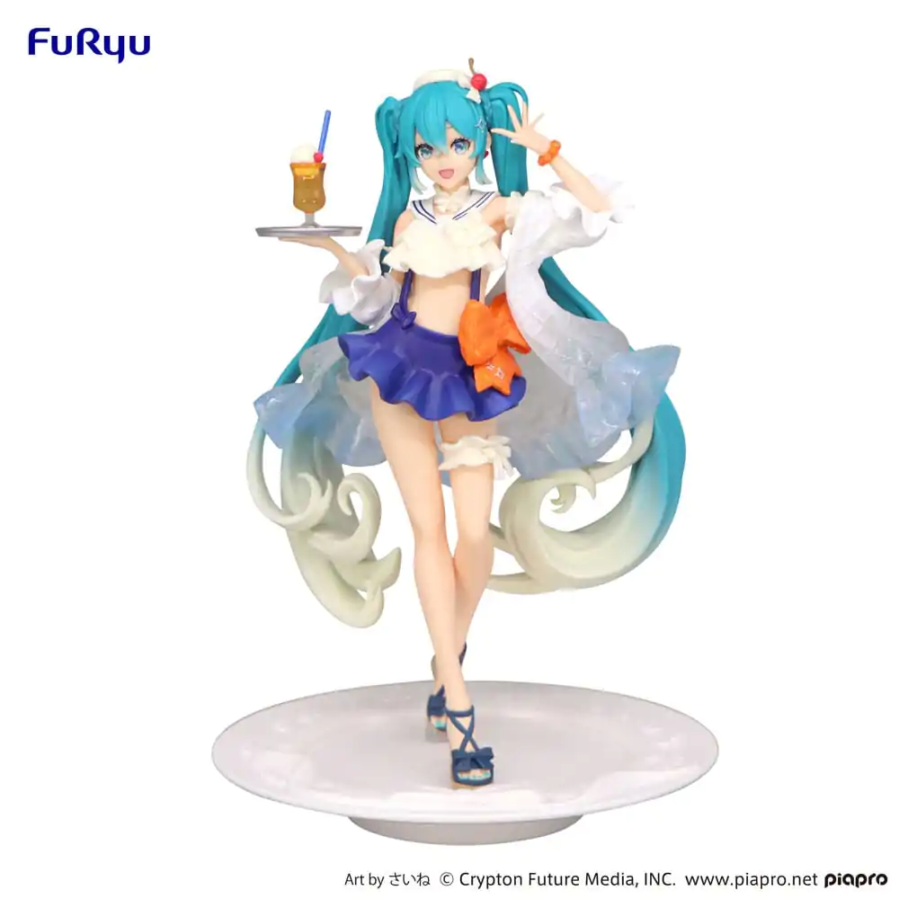 Hatsune Miku Exceed Creative SweetSweets Series Tropical Juice PVC szobor figura 17 cm termékfotó