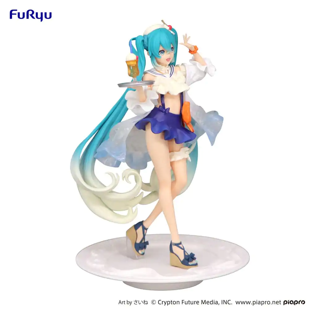 Hatsune Miku Exceed Creative SweetSweets Series Tropical Juice PVC szobor figura 17 cm termékfotó