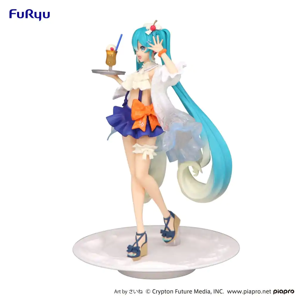 Hatsune Miku Exceed Creative SweetSweets Series Tropical Juice PVC szobor figura 17 cm termékfotó