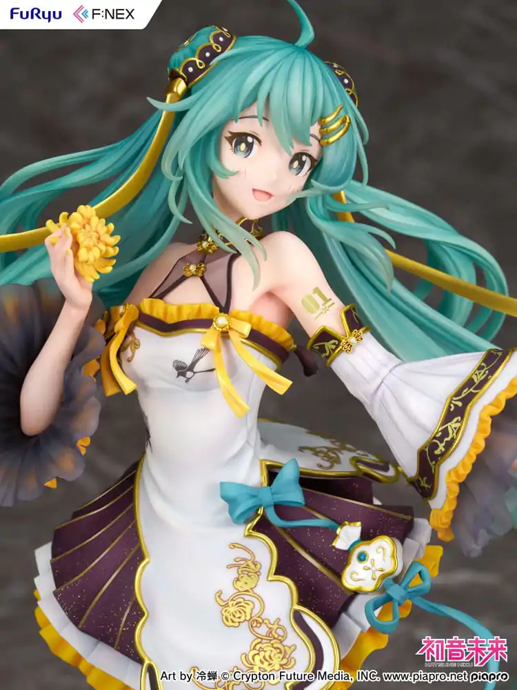 Hatsune Miku F:NEX 1/7 Hatsune Miku Mid-Autumn Festival Ver. PVC szobor figura 27 cm termékfotó