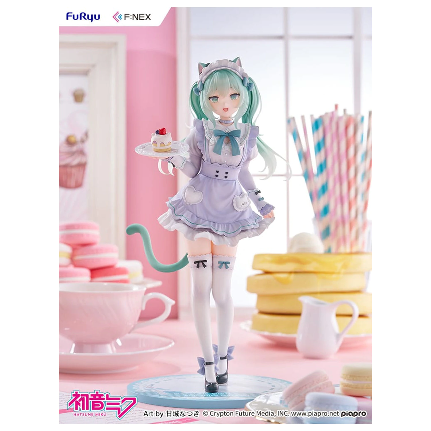 Hatsune Miku F:NEX 1/7 Hatsune Miku x Amashiro Natsuki PVC szobor figura 25 cm  termékfotó