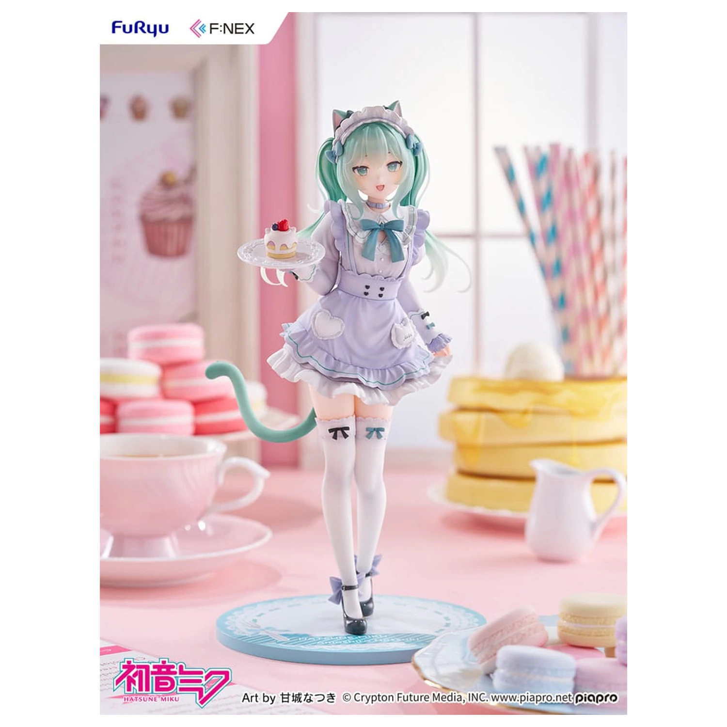 Hatsune Miku F:NEX 1/7 Hatsune Miku x Amashiro Natsuki PVC szobor figura 25 cm  termékfotó