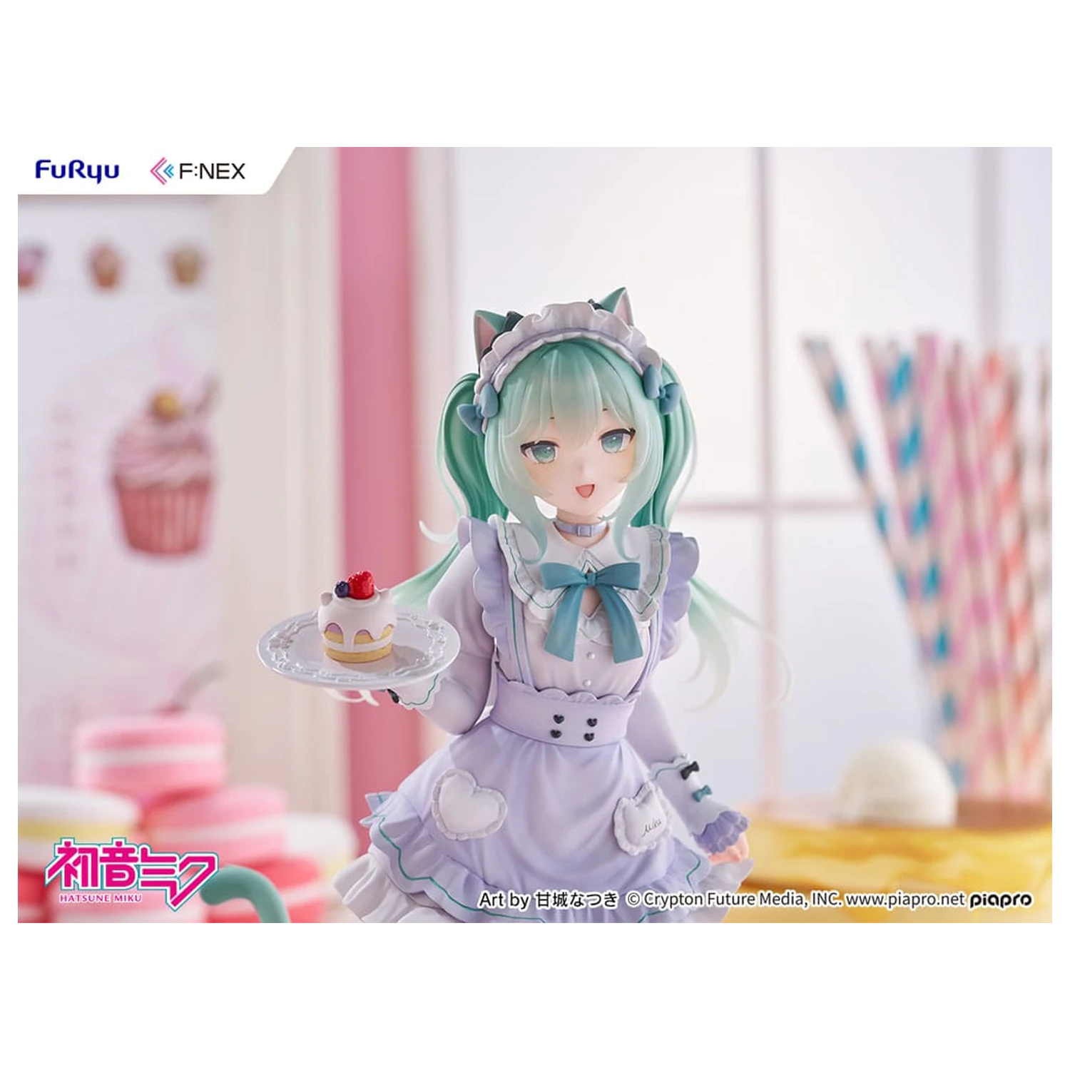 Hatsune Miku F:NEX 1/7 Hatsune Miku x Amashiro Natsuki PVC szobor figura 25 cm  termékfotó