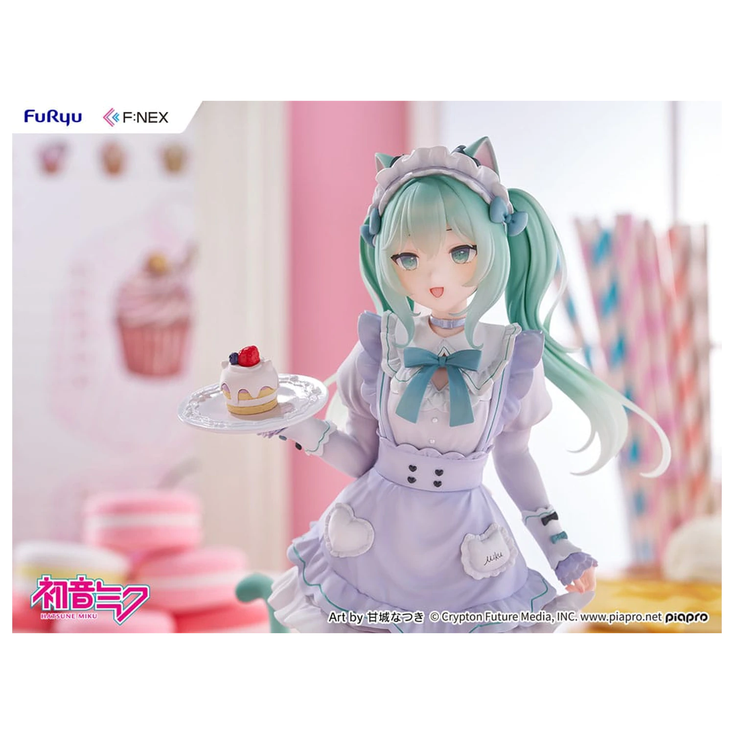 Hatsune Miku F:NEX 1/7 Hatsune Miku x Amashiro Natsuki PVC szobor figura 25 cm  termékfotó