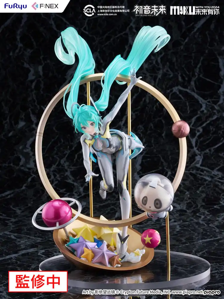 Hatsune Miku F:NEX 1/7 Miku with You 2024 Ver. PVC szobor figura 29 cm termékfotó