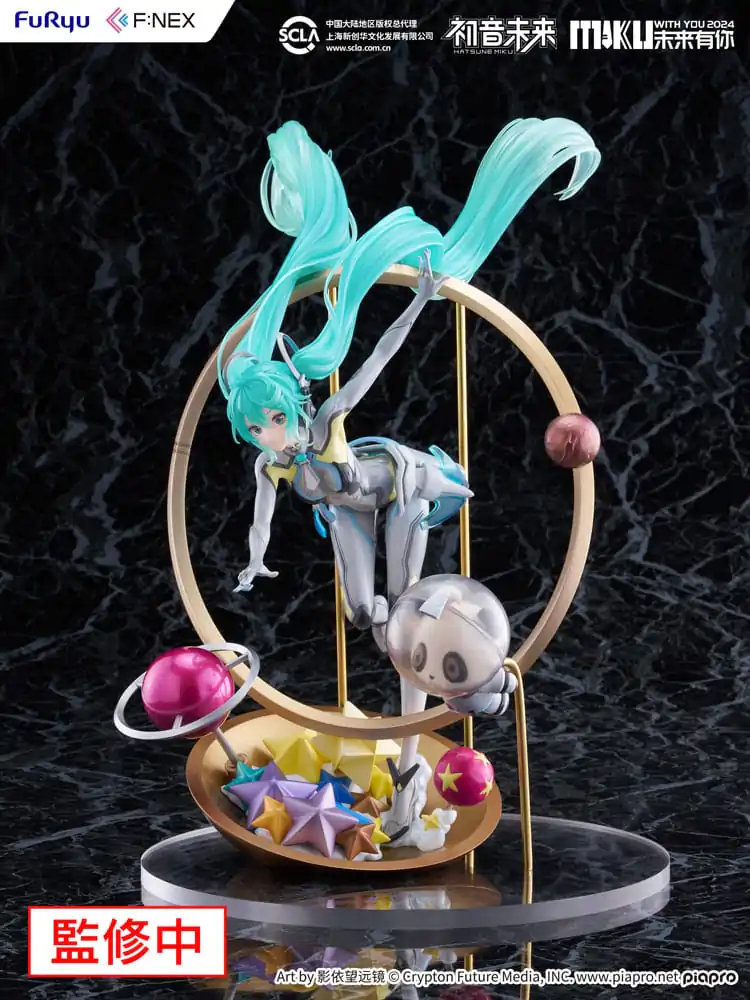 Hatsune Miku F:NEX 1/7 Miku with You 2024 Ver. PVC szobor figura 29 cm termékfotó