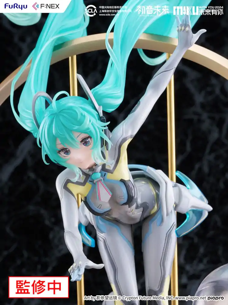 Hatsune Miku F:NEX 1/7 Miku with You 2024 Ver. PVC szobor figura 29 cm termékfotó